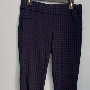 Maurice’s “I Am Smart” pants Blue with black stripes Sz M